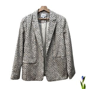 Nine West Leopard Print Blazer - Chic Statement
Jacket Size 12